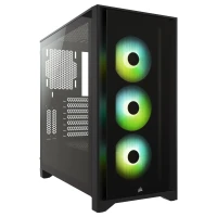 CORSAIR ICUE 4000X RGB TEMPERED GLASS (NOIR)