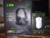 Razer kraken x + razer deathadder