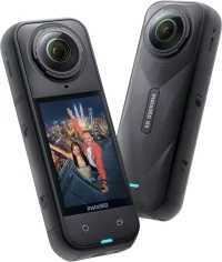 Insta360 X5 - Caméra d'action 8K 360 degrés - Triple Puissance AI et objectifs remplaçables + étui 