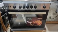 PROMOTION Cuisinière Maxwell 5 Feux 80Cm Ventilé catalyseur inox 49000da