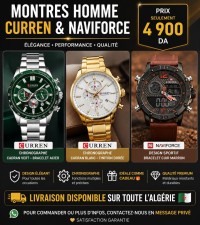 رجال-montres-homme-curren-naviforce-chronographe-السنية-وهران-الجزائر