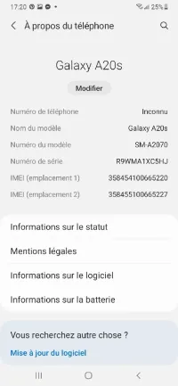 samsung a20s