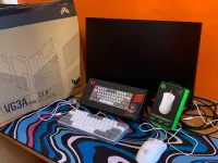 Pack ulta gaming et bureautinque  écran clavier souris tapis 