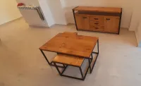 TABLE BASSE TRIO BOIS MASSIF