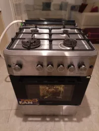 Cuisinière Maxtor 4 Feu Inox Ventilé tabouna