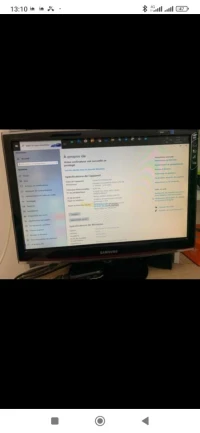 Écran Samsung avec adaptateur DVI TO HDMI 