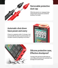 ANENG 621A multimetre numérique intelligent écran tactile multimètre testeur Transistor 9999 comptes