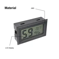 Mini capteur de température intérieur, hygromètre numérique LCD