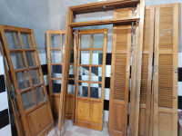 autres-meubles-porte-fenetre-salon-placard-en-bois-rouge-draria-alger-algerie