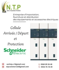 Cellule arrive depart protection Shneider