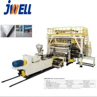 Jwell Machine d'extrusion de revêtement de sol en plastique PVC pour hôpitaux et centres commerciaux