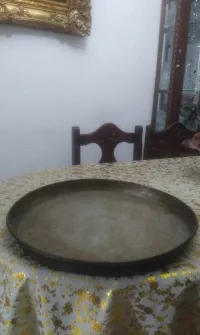 Plateaux rond cuivre 