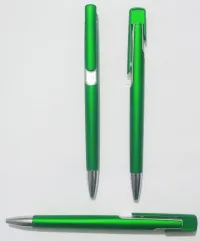 Stylo vert chromé pour Sérigraphie Personnalisable