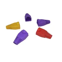 Couvre Patch Cable Réseau 20 Pcs Violet / Rouge / Jaune
