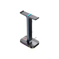 Support Casque Double RGB Avec 2 ports USB GameNote TH650 HAVIT thumbnail 5