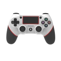 Manette Gaming Bluetooth Pour PS4 & PC Dual-Shock Rechargeable avec Entrée Jack 3.5mm