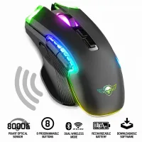 Souris Gamer sans Fil Rechargeable Programmables Capteur 4800 DPI RGB S-EM70RF Spirit Of Gamer