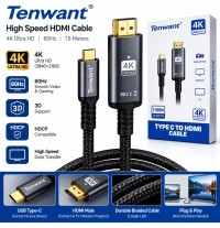 كابلات-ومحولات-tenwant-cable-usb-c-vers-hdmi-4k-15m-tresse-ultra-hd-high-speed-type-male-plug-play-pour-pc-portables-tablettes-tv-moniteur-et-projecteur-السحاولة-الجزائر