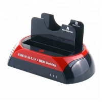 Station d'Accueil Double Disques Durs SATA 2,5" et 3,5" sur Port USB 3.0 876U3