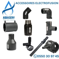 RACCORD PIECE ACCESSOIRE ELECTROFUSION PEHD Te Sell Te Collier Manchon coude Réduction