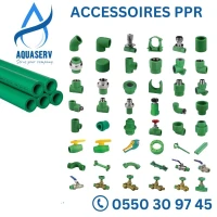 PPR - Tuyaux - Tube - Machine a Fusion soudage Accessoires - Raccords Te Manchon Coude 
