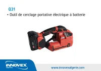 Outil de cerclage portative électrique à batterie