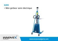 Mini gerbeur semi-électrique 