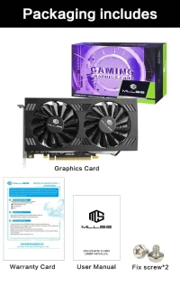 MLLSE AMD RX 580 8GB 2048SP Graphics Card Video Card GDDR5 256Bit