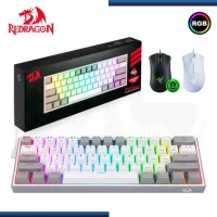 Bundle CLAVIER Redragon K617 Red Switch + SOURIS Razer DeathAdder Essential Livraison 58 Wilayas