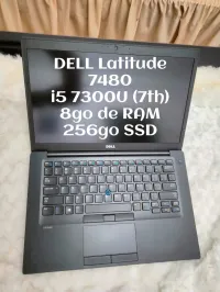 DELL Latitude 7480 i5 7300U (7th) - Slim - Très propre comme neuf - 8go de RAM - 256go SSD