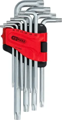 Kstools Jeu de clés mâles coudées torx longues kstools - 10 pièces -