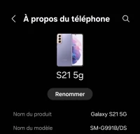 Samsung Galaxy s21 5g (exynos)