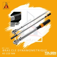 CLÉ DYNAMOMÉTRIQUE AVEC BRAS EXTENSIBLE 40-220NM TOLSEN