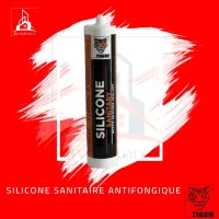 SILICONE SANITAIRE ACETIQUE TIGRE ANTI MOISISSURE -TRANSPARENT/ BLANC / GRIS/ NOIR