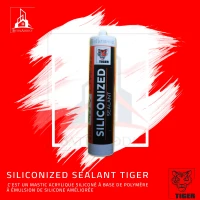 SILICONIZED SEALANT ACRYLIC SILICONÉE TIGER BLANC GRIS NOIR MARRON 