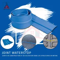 JOINT WATER STOP POUR DES JOINTS DE CONSTRUCTION ET DE DILATATION DANS LES STRUCTURES EN BÉTONS 