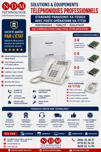 هاتف-ثابت-و-فاكس-panasonic-standard-kx-tes824bx-القبة-الجزائر