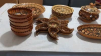 Service de table en terre cuite style berbère 