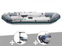 Mariner 4 zodiaque Intex avec support et moteur 