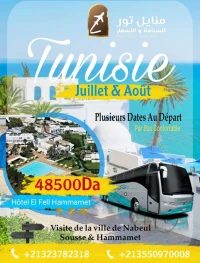 TOP VOYAGE A HAMMAMET PAR BUS 2024