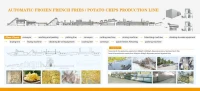 Machines et chaines pour Chips et autres transformation de fruits, légumes et viandes, 