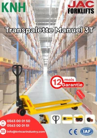 JAC Transpalette manuel 3 T 2025
