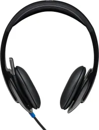 Logitech H540 Casque Filaire, Ecouteurs Stéréo Anti-Parasites, USB, Commandes sur l'Oreillette