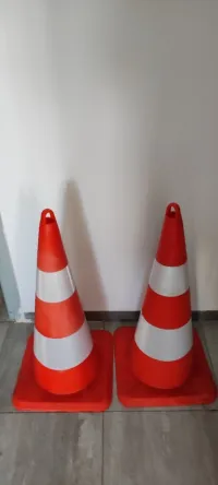 Cône de signalisation incassable 