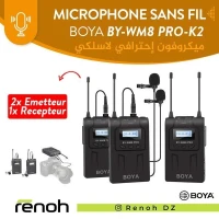 Microphone sans fil BOYA BY-WM8-Pro K2