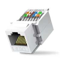 Lot de 06 connecteurs Keystone RJ45 Cat6