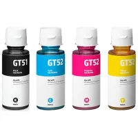 PACK 05 BOUTEILLE D'ENCRE ORIGINAL HP 315 - 311 -310  3* GT52  BLACK GT52 D'origine 