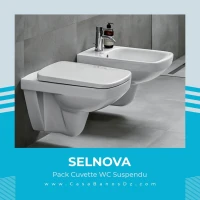 Pack Cuvette WC Suspendue SELNOVA GEBERIT Rimfree