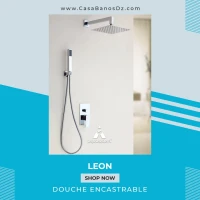 Douche Encastrable LEON Chromé AQUASSENT