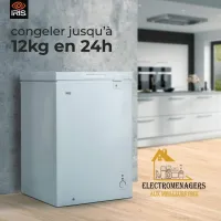 Congélateur iris 140l blanc 